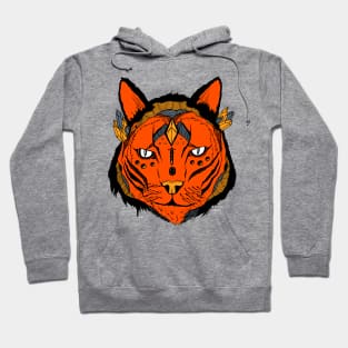 Orangrey Mystical Tribal Cat Hoodie